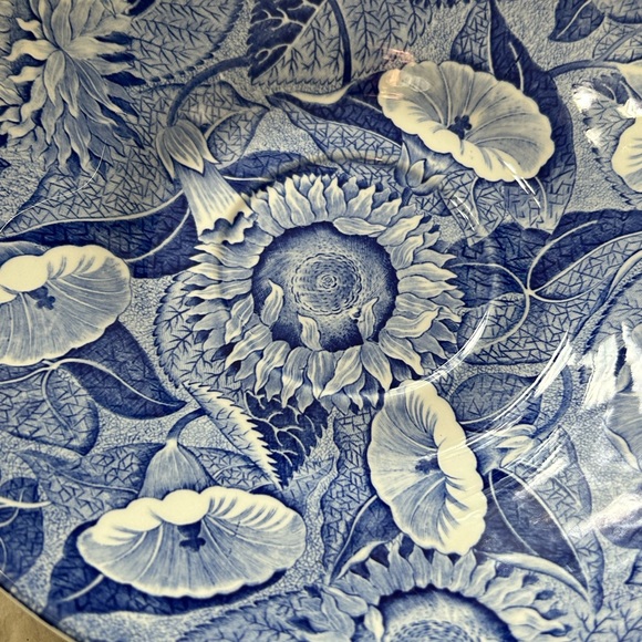 The Spode  Blue Room Collection, Sunflower Dish - Picture 3 of 10